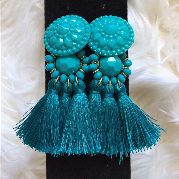 a.n.a Jewelry - Turquoise Chunky Statement Earrings